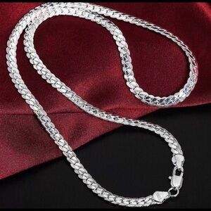 24in Sterling Silver Chain Necklace